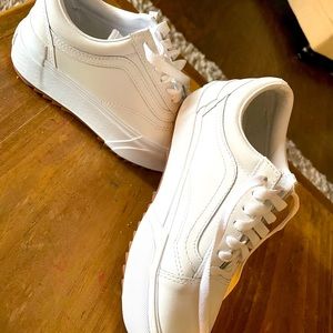 Never worn Vans. Thick sole. Size 3.5 youth.